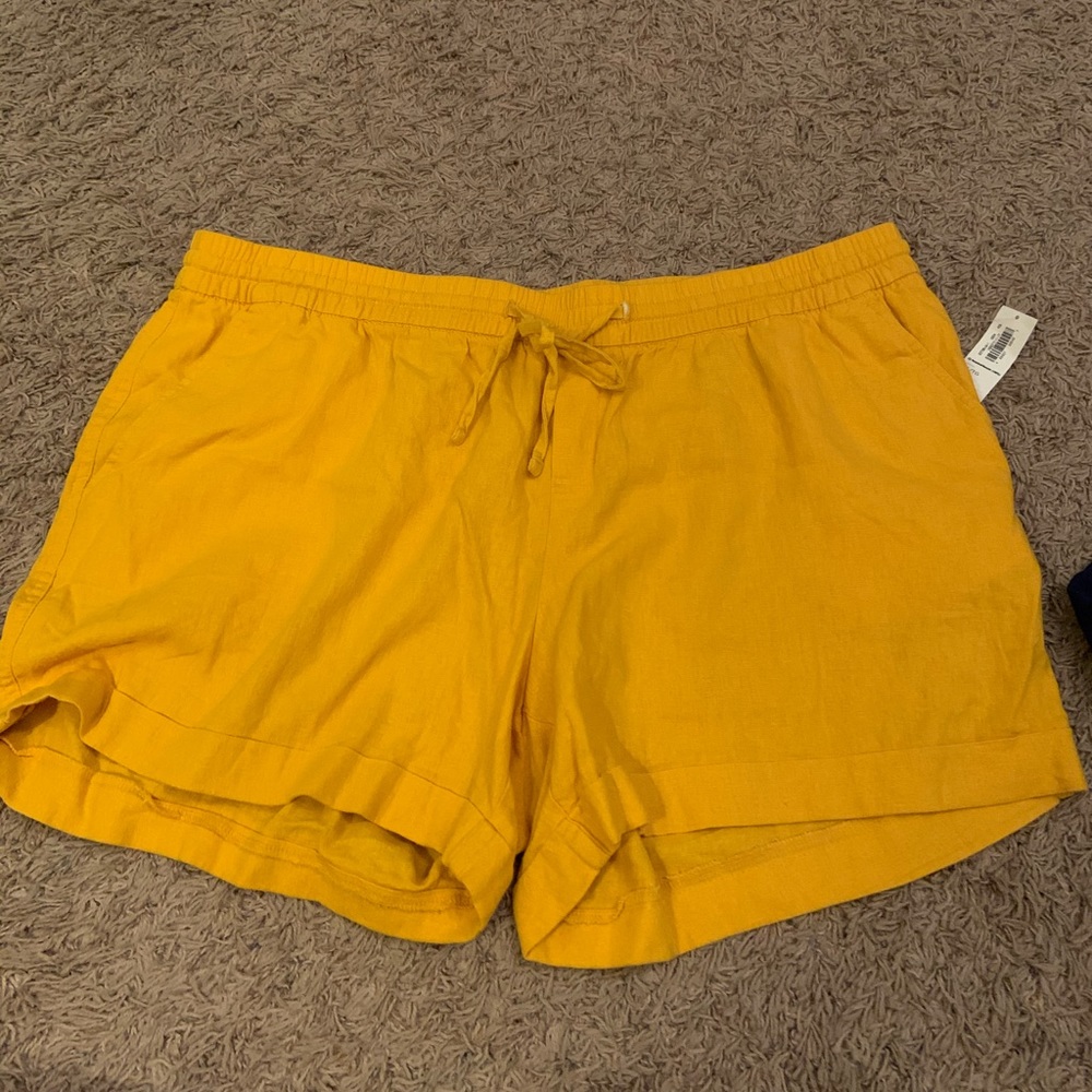 Women’s Yellow Old Navy Shorts